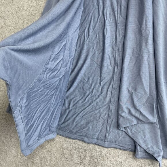 NEW Max & Mia Women's XL Blue Open Front Cardigan Side Pocket - Picture 9 of 9